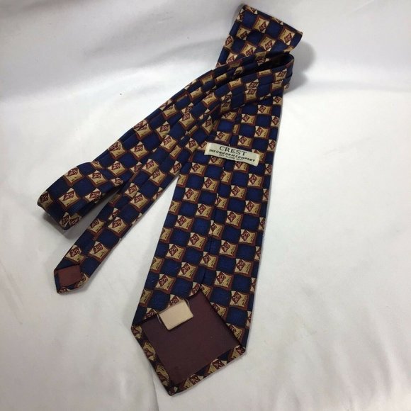 McDonalds Manager Neck Tie Crest Golden Arches Logo Vintage - Picture 3 of 7